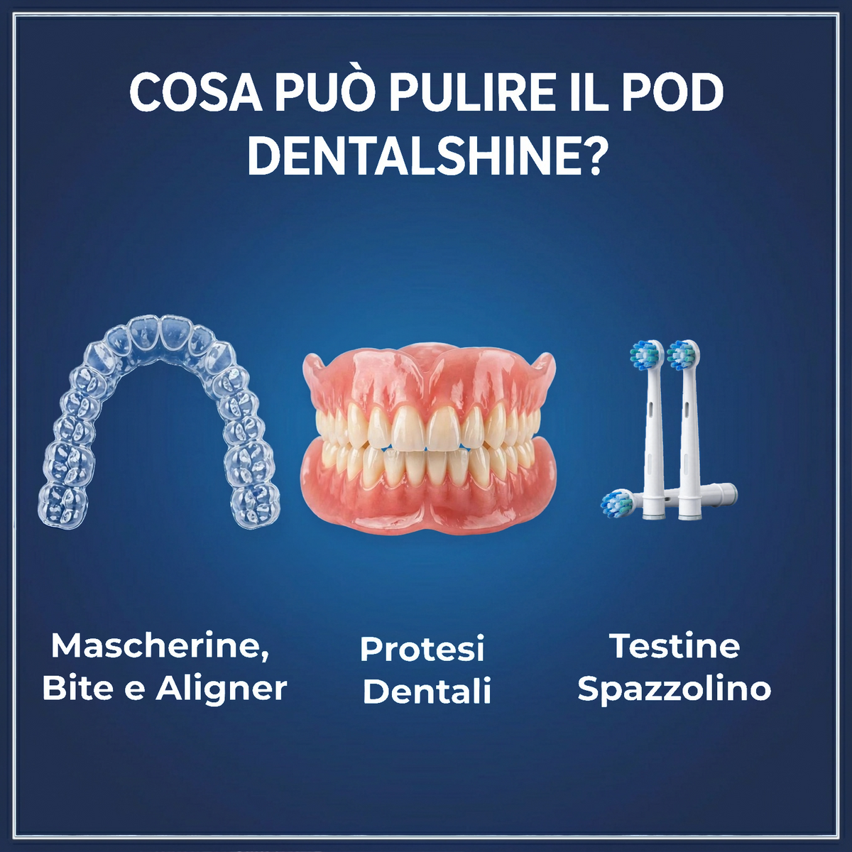 Igienizza e disinfetta i tuoi accessori, nuovo pod ultrasonico Dentalshine™